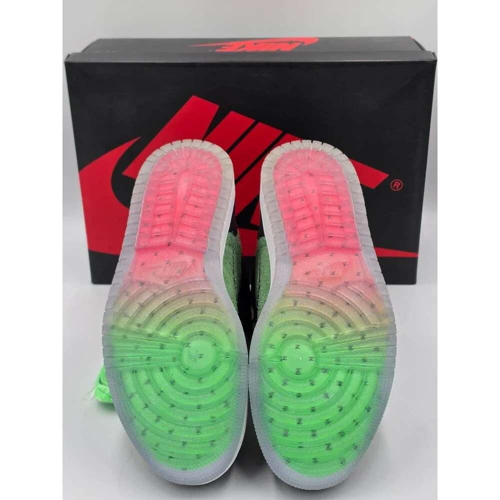 Nike Air Jordan 1 High Zoom Air Rage Green CK6637 002 Mens 12